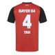 Bayer Leverkusen Jonathan Tah #4 Replike Domaci Dres 2024-25 Kratak Rukav